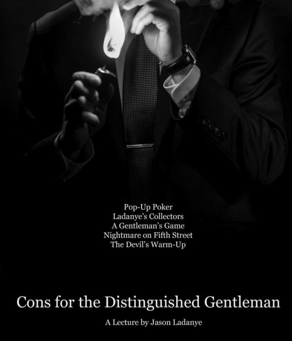 Cons for the Distinguished Gentleman (Lecture Notes)