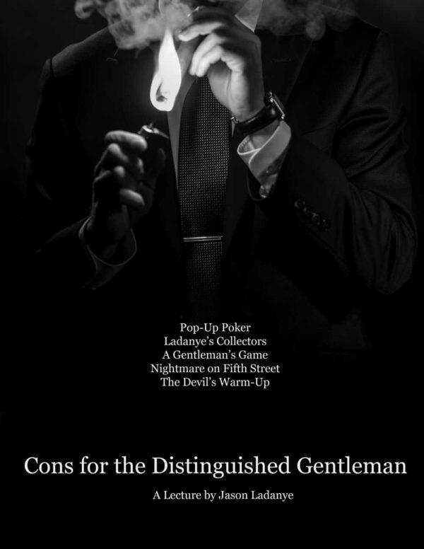 Cons for the Distinguished Gentleman (Lecture Notes)
