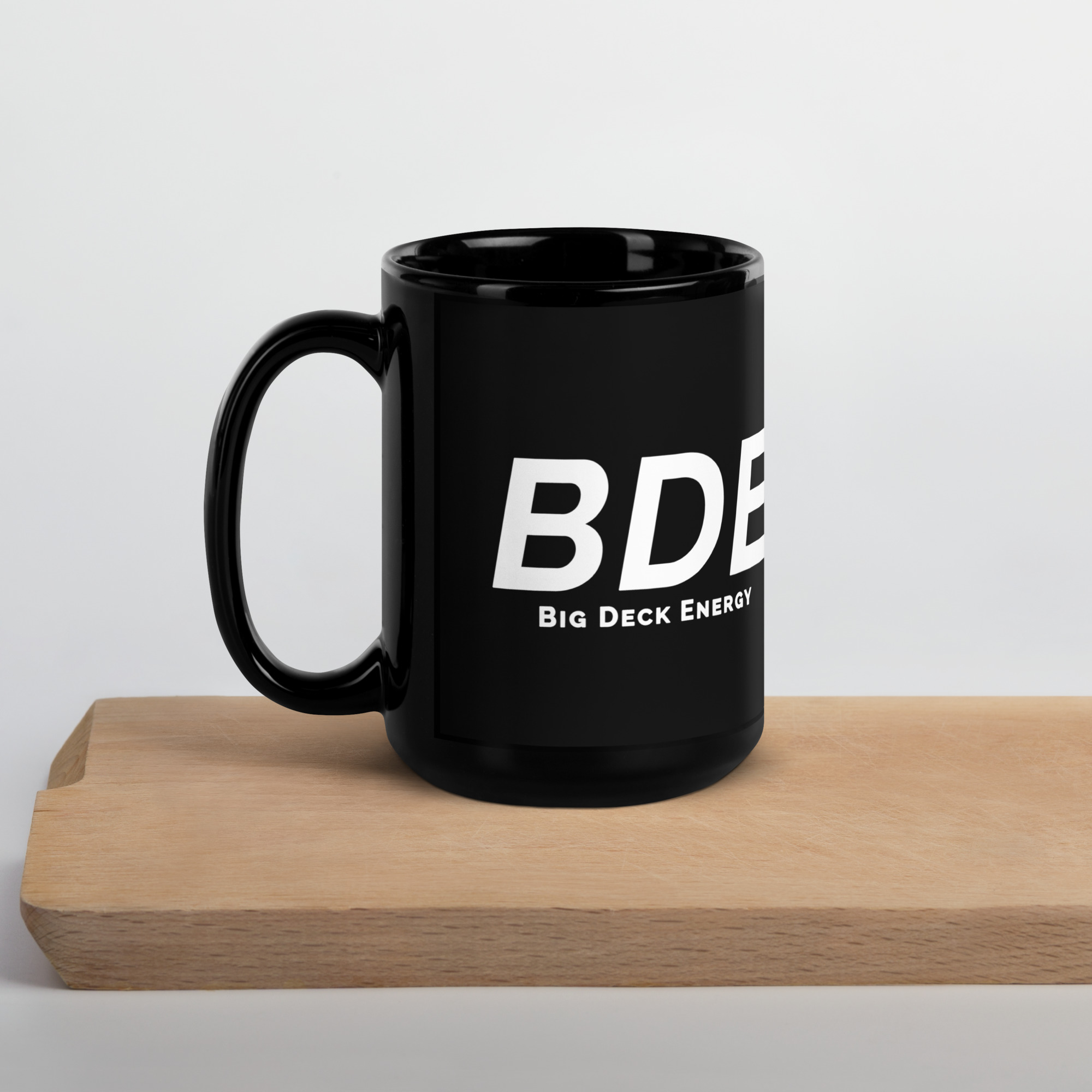 BDE Black Glossy Mug