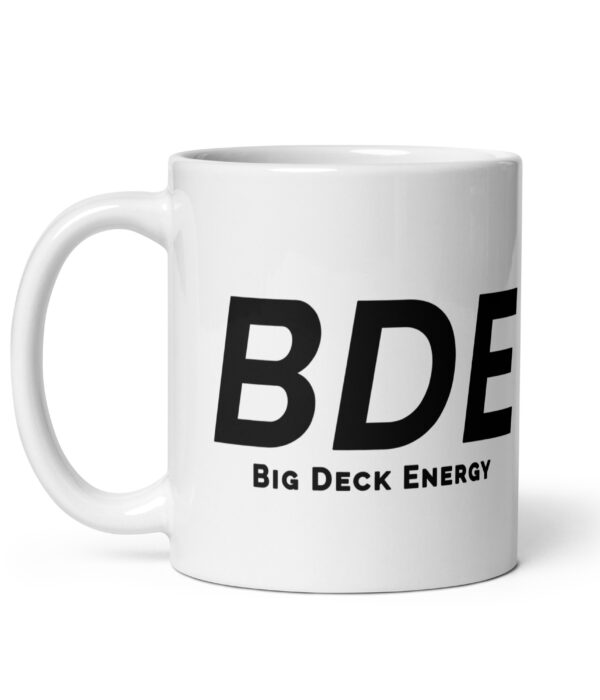 BDE White glossy mug