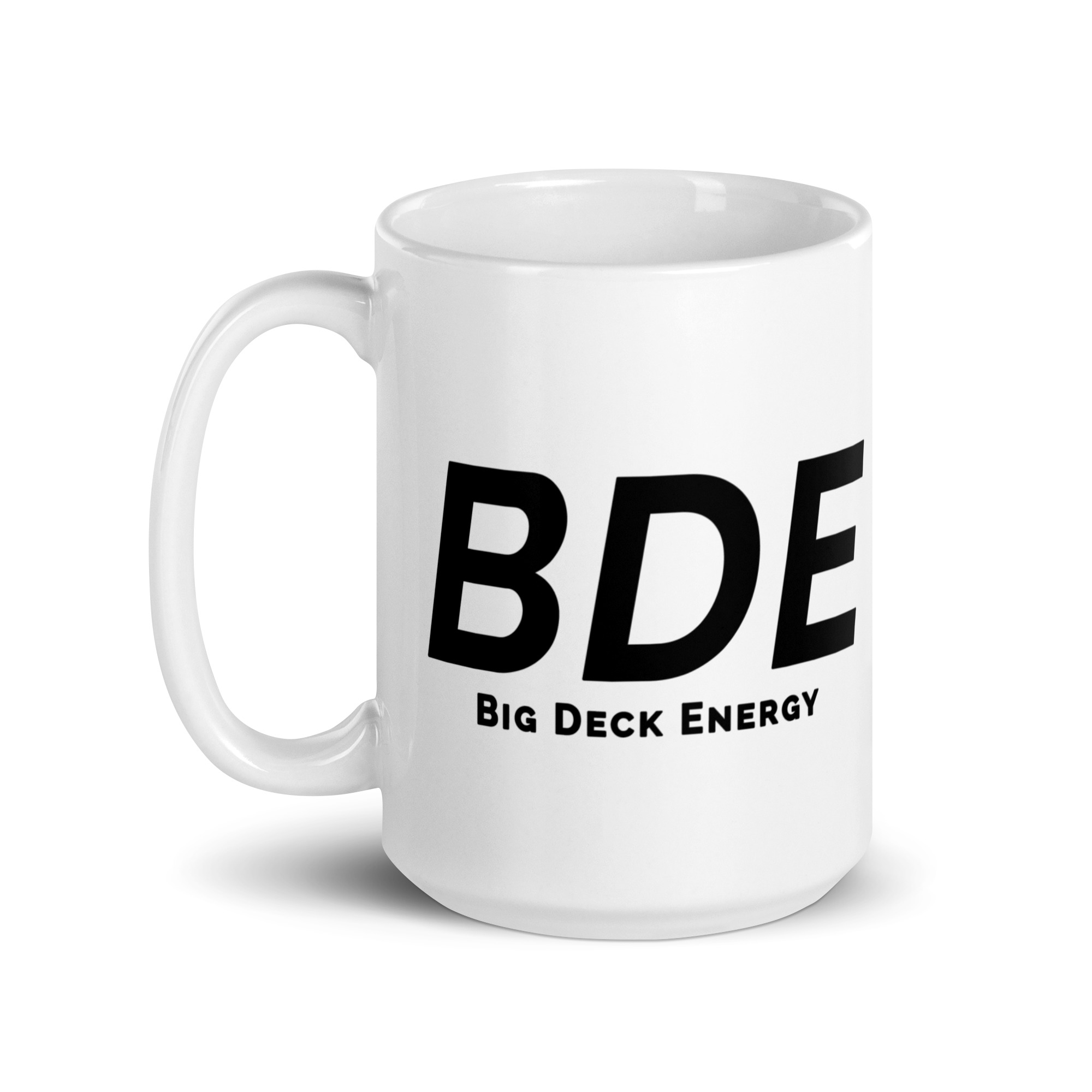 BDE White glossy mug
