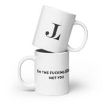 I'm The GOAT White glossy mug