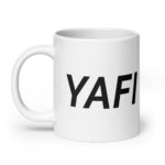 YAFI White glossy mug
