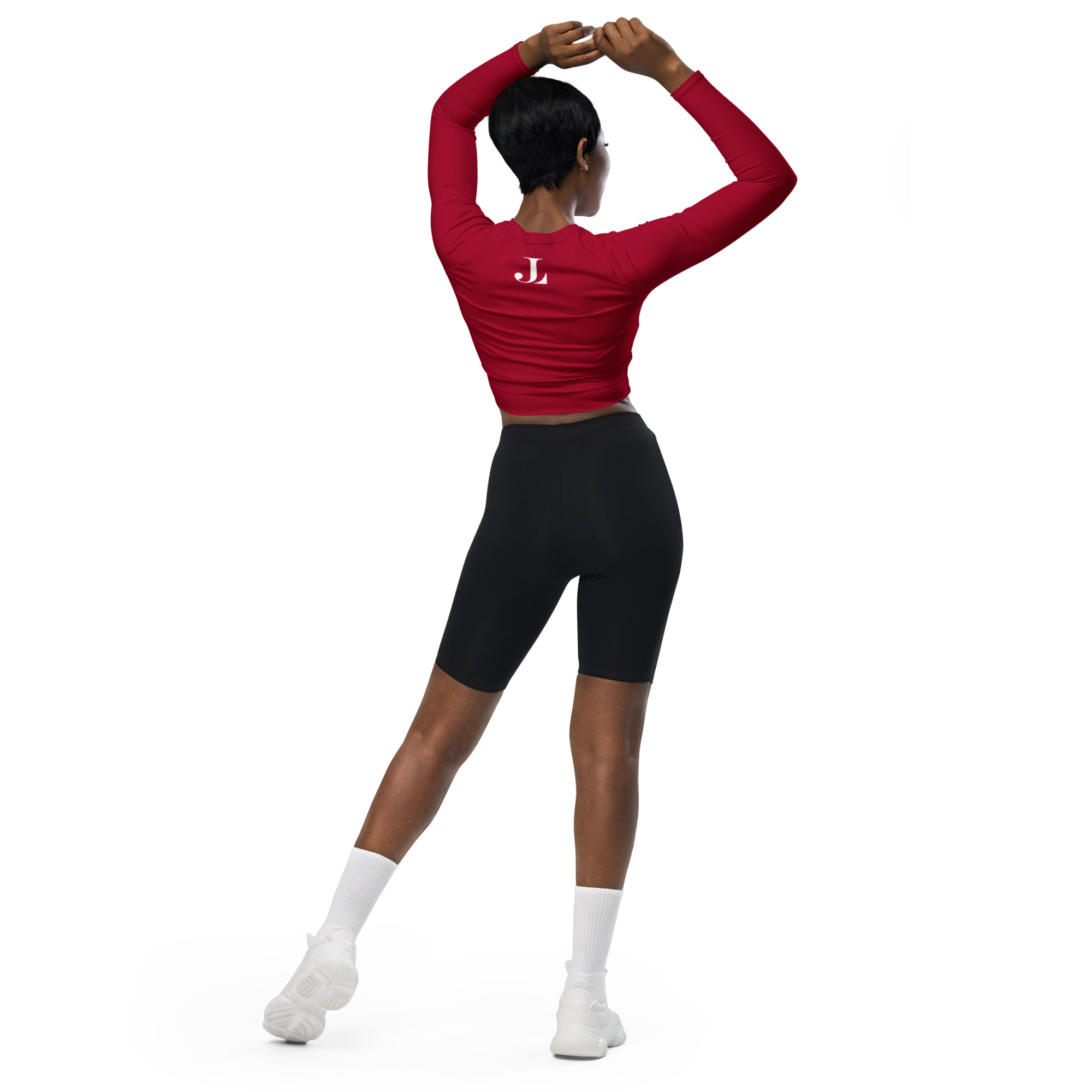 YAFI long-sleeve crop top