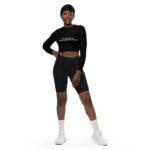 On my way to Jason Ladanye's house long-sleeve crop top