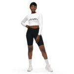 I'm the best. Deal with it. long-sleeve crop top