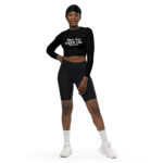 Try to keep up buddy long-sleeve crop top