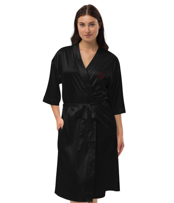 Jason Ladanye Satin robe