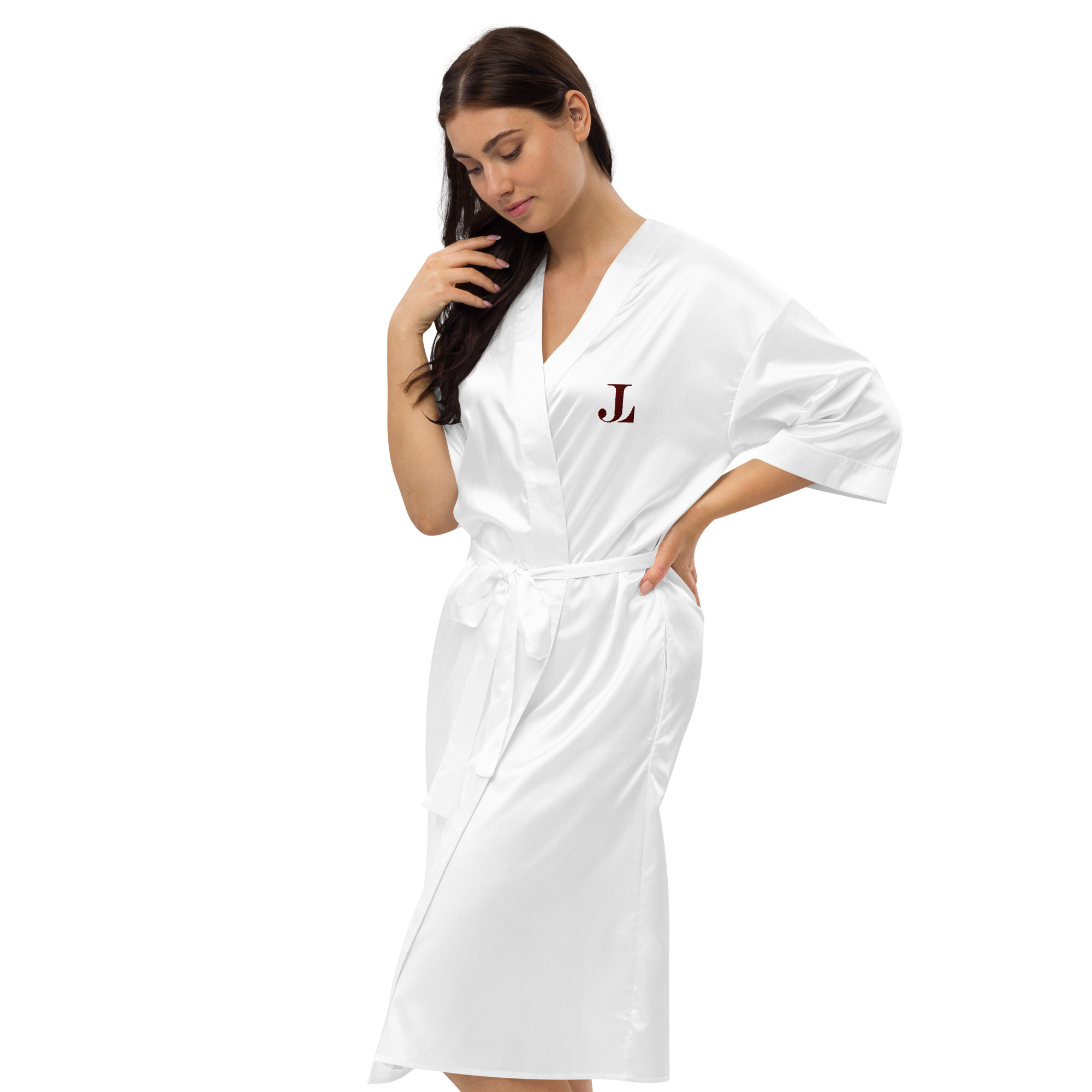 Jason Ladanye Satin robe