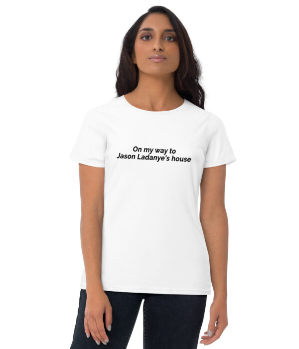 On my way to Jason Ladanye’s short sleeve t-shirt