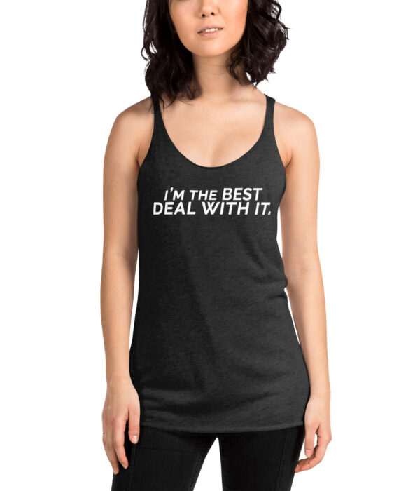 Try to keep up buddy Racerback Tank