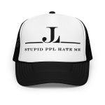 Hat with Jason Ladanye Logo